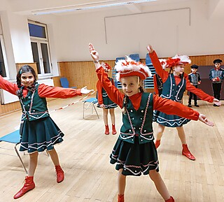 Generalprobe der Kinder- und Jugendgruppe.