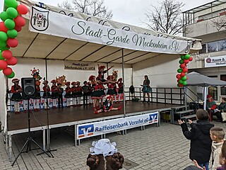 Super Stimmung auf dem Merler Dorfplatz