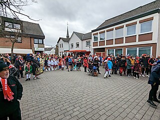 Super Stimmung auf dem Merler Dorfplatz