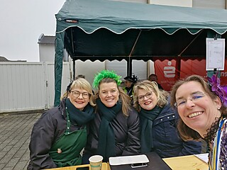 Super Stimmung auf dem Merler Dorfplatz
