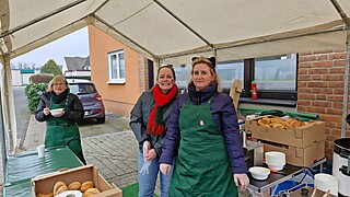 Super Stimmung auf dem Merler Dorfplatz