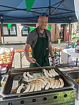 Geburtstagsparty auf dem Merler Dorfplatz