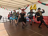 Geburtstagsparty auf dem Merler Dorfplatz