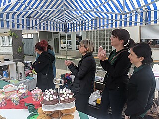 Geburtstagsparty auf dem Merler Dorfplatz
