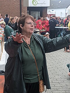 Geburtstagsparty auf dem Merler Dorfplatz