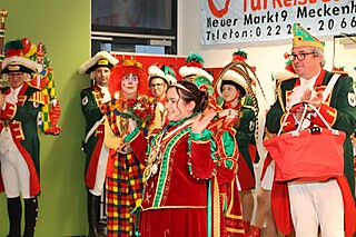 Clown Coco und die Stadt-Garde Meckenheim e.V. begeisterten die kleinen Jecken!
