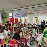 Clown Coco und die Stadt-Garde Meckenheim e.V. begeisterten die kleinen Jecken!