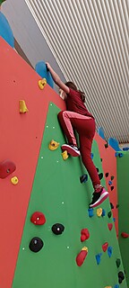 Die Kinder- und Jugendgruppe zu Besuch in der Kletterhalle