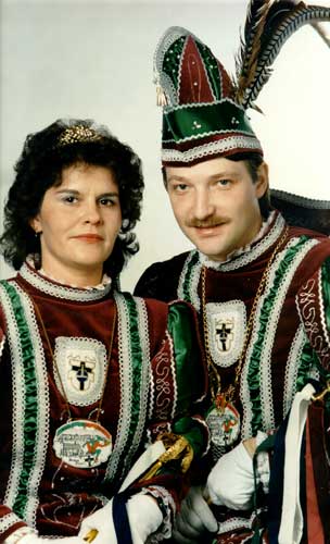 Meckemer Prinzenpaar 1986 - Rainer I. & Agnes I.